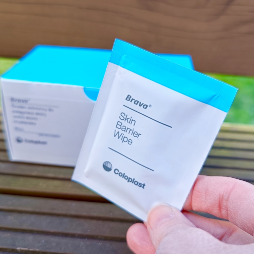 Wybieraj i testuj. Brava  chusteczki z barierą ochronną dla skóry wokół stomii