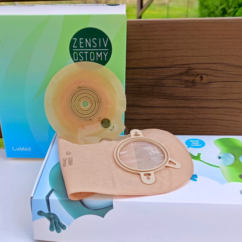 Oxmed płaska płytka stomijna  bazowe wsparcie w systemie dwuczęściowym